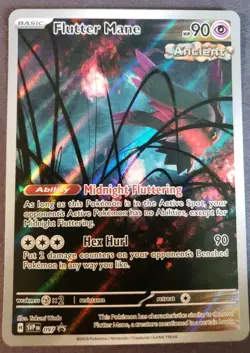 Flutter Mane 097 Sv: Scarlet & Violet Promo Cards Holo Near Mint Fast Shipping - Image 1