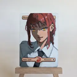 Magic: The Gathering Altered Mountain Hand Painted Card - Image 3
