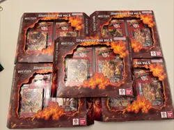 Lot Of 5x One Piece Card Game Illustration Box vol 5 Sealed IN HAND OP-13 PRB-02 - Image 1