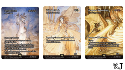 [Set of 3] MTG Final Fantasy Dragon Sarah Kefka FCA Full Art English Cards - Image 1