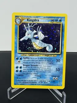 Kingdra 8/111 Holo - Pokemon Neo Genesis Card - Lightly Played NM 8/111 - Image 1
