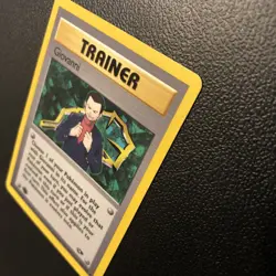 Giovanni 104/132 Gym Challenge Rare 1st Edition Pokemon Card Nm Condition - Image 4