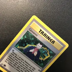 Giovanni 104/132 Gym Challenge Rare 1st Edition Pokemon Card Nm Condition - Image 5
