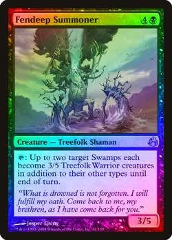 Fendeep Summoner FOIL Morningtide HEAVILY PLD Black Rare MAGIC MTG CARD ABUGames - Image 1