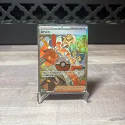Arven Special Illustration Rare SV: Paldean Fates 235/091 NM Pokemon Card TCG - Image 1