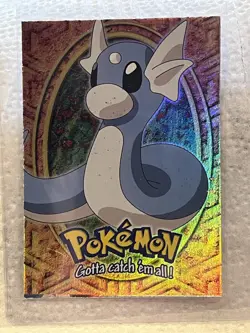 1998 Pokemon Holo Foil card Gotta Catch Em All -Stage 1 - E10 of 12 #14 Dratini - Image 1