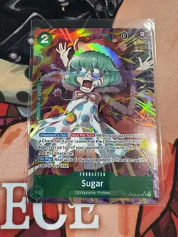 One Piece CCG SUGAR OP04-024 SR Alt Art Super Rare Card NM Kingdoms of Intrigue - Image 1