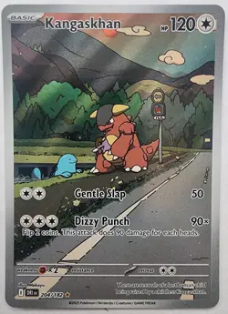 Pokemon Trading Card TCG Kangaskhan Full Art Holo 204/182 Nintendo 2025 - Image 1