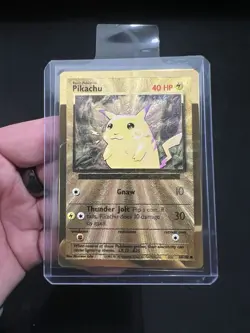 Pokemon 2021 Celebrations Pikachu Gold Metal Promo Card #58/102 Mint - Image 1