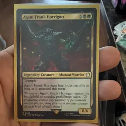 Magic: The Gathering Agent Frank Horrigan Legendary Creature Rare Fallout Card - Image 1