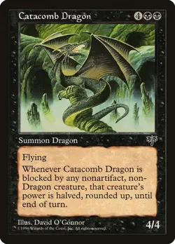 MTG - Catacomb Dragon - Mirage - Magic the Gathering - Image 1