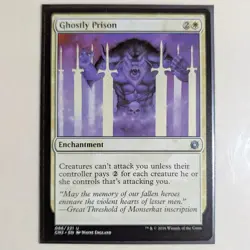 Ghostly Prison Conspiracy Take the Crown 86/221 Magic The Gathering NM Free Ship - Image 1