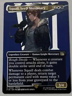 MTG Final Fantasy Squall Legendary Creature RARE REGULAR #0402 - Image 1