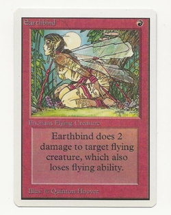 Earthbind NM+ Grade-worthy | Unlimited | English | Magic the Gathering MTG - Image 1