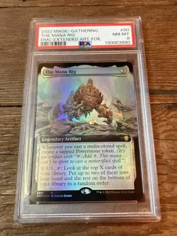 The Mana Rig (Extended Art foil) - Commander: Dominaria United (DMC) PSA 8 - Image 1