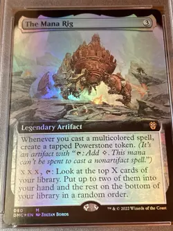 The Mana Rig (Extended Art foil) - Commander: Dominaria United (DMC) PSA 8 - Image 2