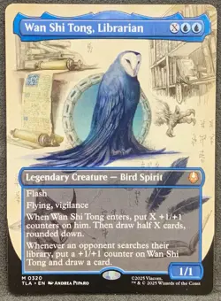 MTG WAN SHI TONG, LIBRARIAN 320 EXC - WAN SHI TONG, BIBLIOTECARIO - TLA X EN - Image 1