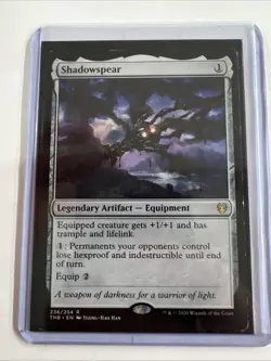 MTG ** Shadowspear ** Theros Beyond Death, Rare #236/254 - Image 1