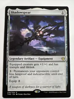 MTG ** Shadowspear ** Theros Beyond Death, Rare #236/254 - Image 2