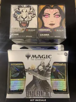 Magic Final Fantasy - Kit Iniziale Starter Kit ITA Sealed + 2 DeckBox Mtg001-004 - Image 1