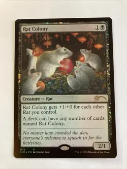 Rat Colony Foil Secret Lair MTG NM - Image 1
