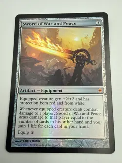Magic The Gathering Sword of War and Peace 161/175 (New Phyrexia) Foil - NM - Image 1
