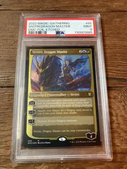 Sivitri, Dragon Master (Foil Etched) - (DMC) Magic the Gathering PSA 9 - Image 1