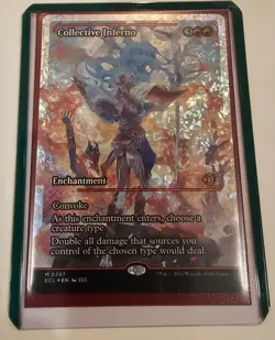 Collective Inferno (Showcase) (Fracture Foil) Lorwyn Eclipsed Foil - Image 1