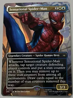 MTG SPE Sensational Spider-Man Legendary Creature RARE REGULAR #0025 - Image 1