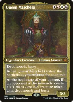 Queen Marchesa (Etched) [Commander Legends] Foil Near Mint - Image 1