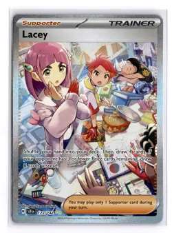 LACEY 172/142 SPECIAL ILLUSTRATION RARE STELLAR CROWN POKEMON NM - Image 1
