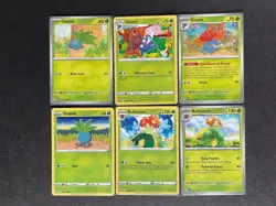 Bellossom (x2) + Gloom (x2) + Oddish (x2) 6-card mixed Pokemon lot - PWE - Image 1