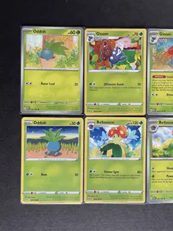 Bellossom (x2) + Gloom (x2) + Oddish (x2) 6-card mixed Pokemon lot - PWE - Image 3
