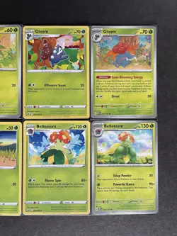Bellossom (x2) + Gloom (x2) + Oddish (x2) 6-card mixed Pokemon lot - PWE - Image 4