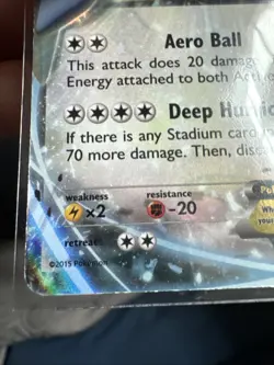 Pokemon TCG Lugia EX 68/98 XY Ancient Origins Card - Image 5