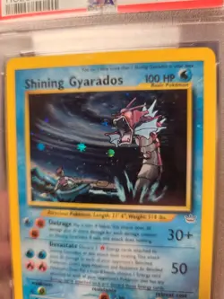 Pokemon Neo Revelation 2001 Shining Gyarados Holo Card #65/64 PSA 9 - Image 4
