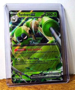 POKEMON SPIDOPS EX 019/198 DOUBLE RARE SCARLET & VIOLET BASE SET NEAR MINT - Image 3