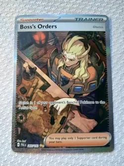 Pokemon : TCG Boss's Orders 265/193 SIR, Paldea Evolved Sv02, NM Condition - Image 2