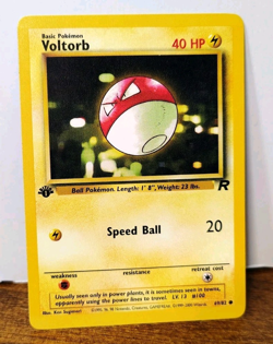 POKEMON VOLTORB 69/82 1ST EDITION TEAM ROCKET LP-NM - Image 1