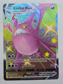 Crobat VMAX SWSH099 Promo SWSH Black Star Pokemon NM - Image 1