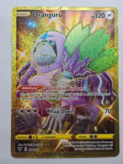 Oranguru 199/185 Rare Secret Vivid Voltage Pokemon NM - Image 1