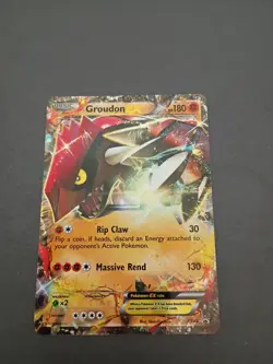 2015 Pokemon TCG Groudon EX XY42 Ultra Rare Black Star Promo (NM) Near Mint.. - Image 2
