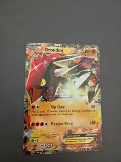 2015 Pokemon TCG Groudon EX XY42 Ultra Rare Black Star Promo (NM) Near Mint.. - Image 4