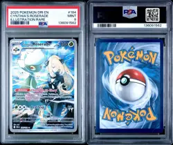 PSA 9 Cynthia's Roserade 184/182 Pokemon Destined Rivals Illustration Rare EN - Image 3