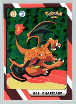 2025 Pokemon Kanto Full House - Green Cracked Ice Holo -CHARIZARD #006 - Image 1