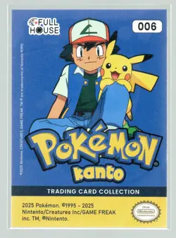 2025 Pokemon Kanto Full House - Green Cracked Ice Holo -CHARIZARD #006 - Image 2