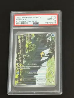 2023 POKEMON MEW EN ILLUSTRATION PSYDUCK RARE #175 PSA 10 - Image 1