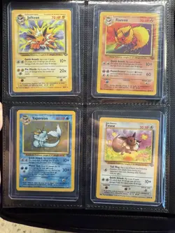 Pokemon Vintage Rare Collection WOTC Mixed Lot of Holos with Pages - Image 4