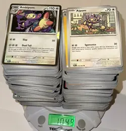 LOTTO 1KG DI CARTE POKEMON SET FIAMME SPETTRALI IN ITALIANO NUOVE CON 10% FOIL - Image 1