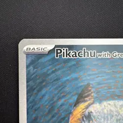 Pokemon TCG Pikachu with Grey Felt Hat Black Star Promo 085 Van Gogh - Image 3